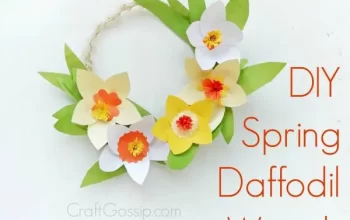 spring-easter-door-wreath-paperflowers-daffodil